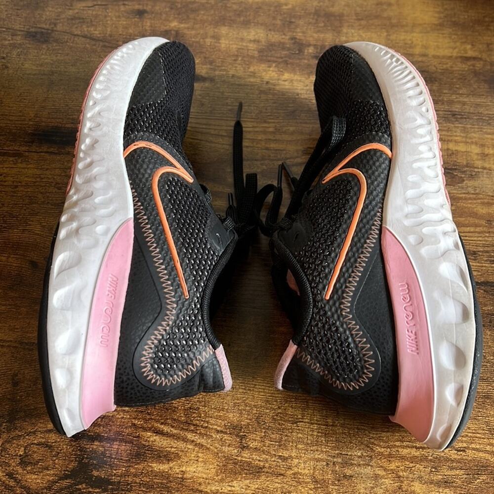 Nike Pink & Black Renew Size 7 Sneakers - Picture 7 of 14